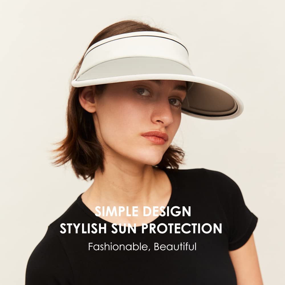 OHRAIN UPF50+ Unisex Sun Visor Cap - Breathable Sun Protection Hat for Men & Women - Perfect for Tennis, Golf, Running, Hiking & Outdoor Activities