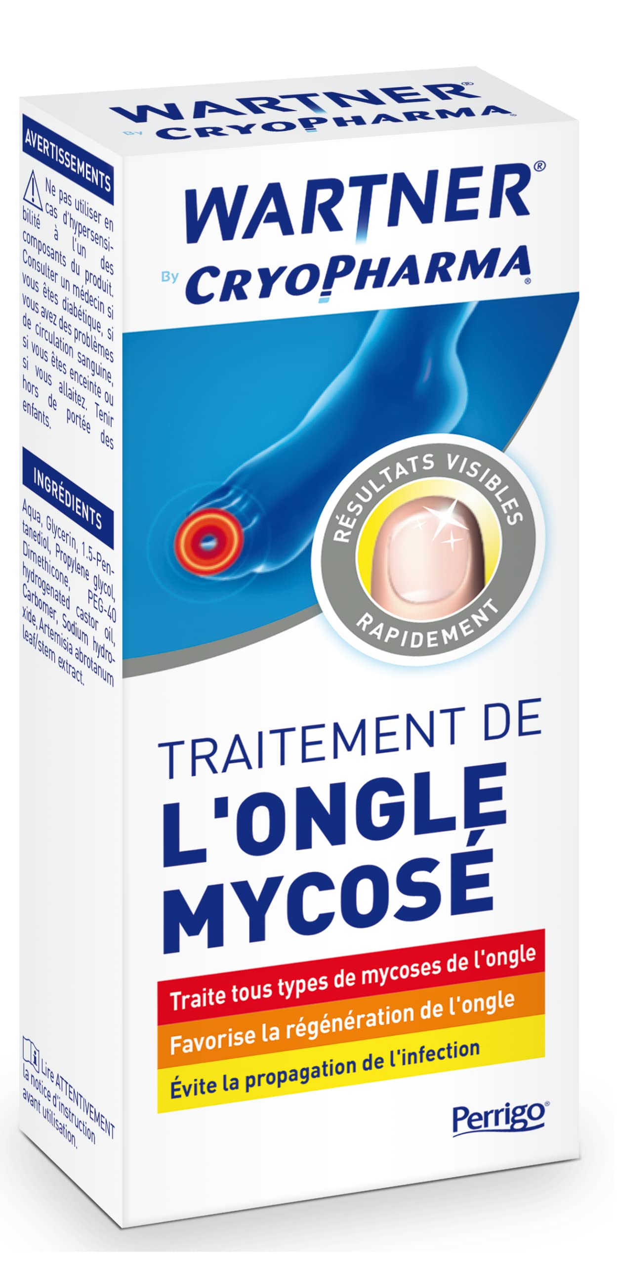 WARTNER Nail Fungus Treatment - Effective Solution for All Types of Toenail & Fingernail Fungus - Promotes Healthy Nail Regrowth - Easy to Apply - Acid-Free Formula - Perfect for Athletes, Swimmers & Active Lifestyles