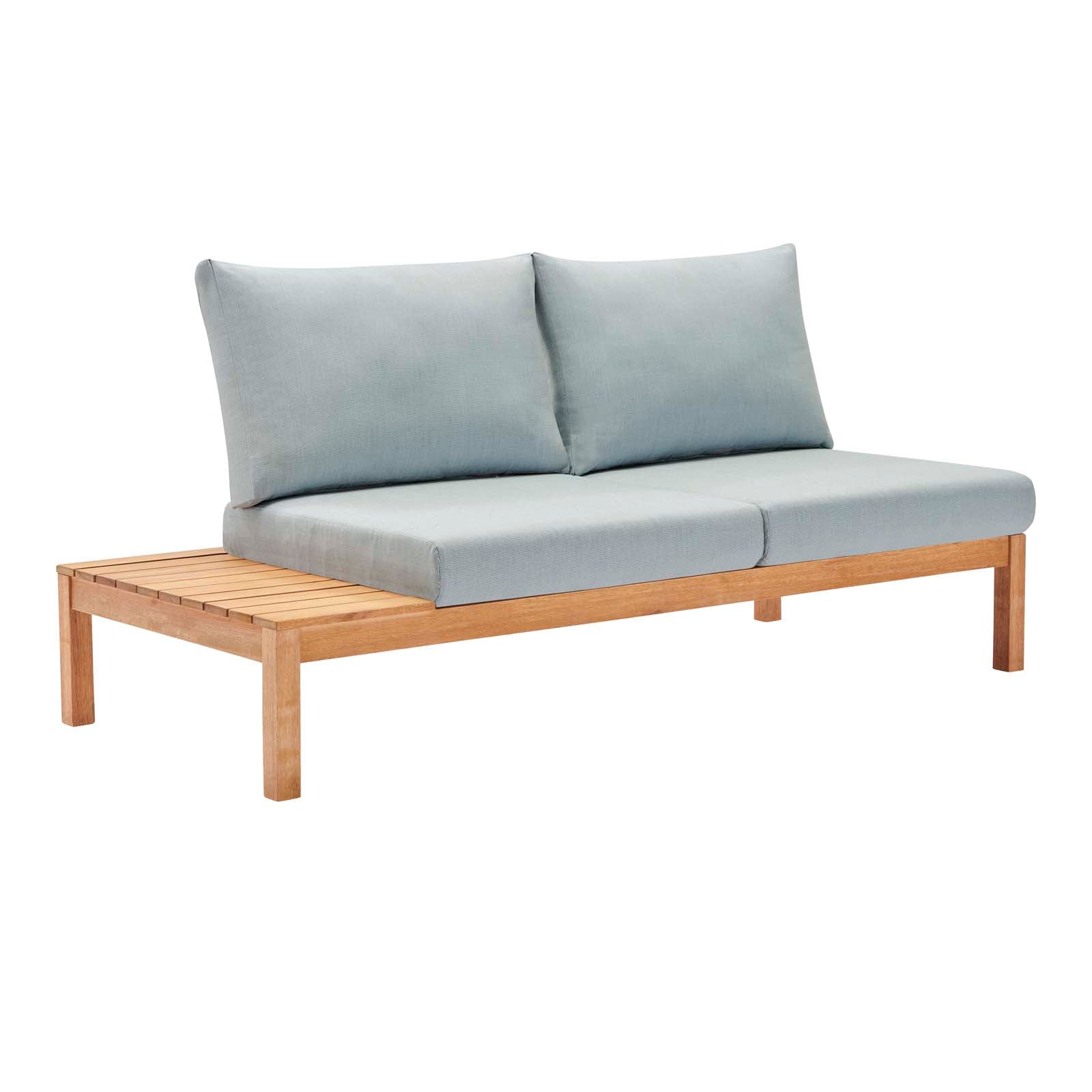 Freeport 3-Piece Outdoor Patio Sectional Set - Durable Karri Wood Furniture for Garden, Backyard & Poolside Relaxation