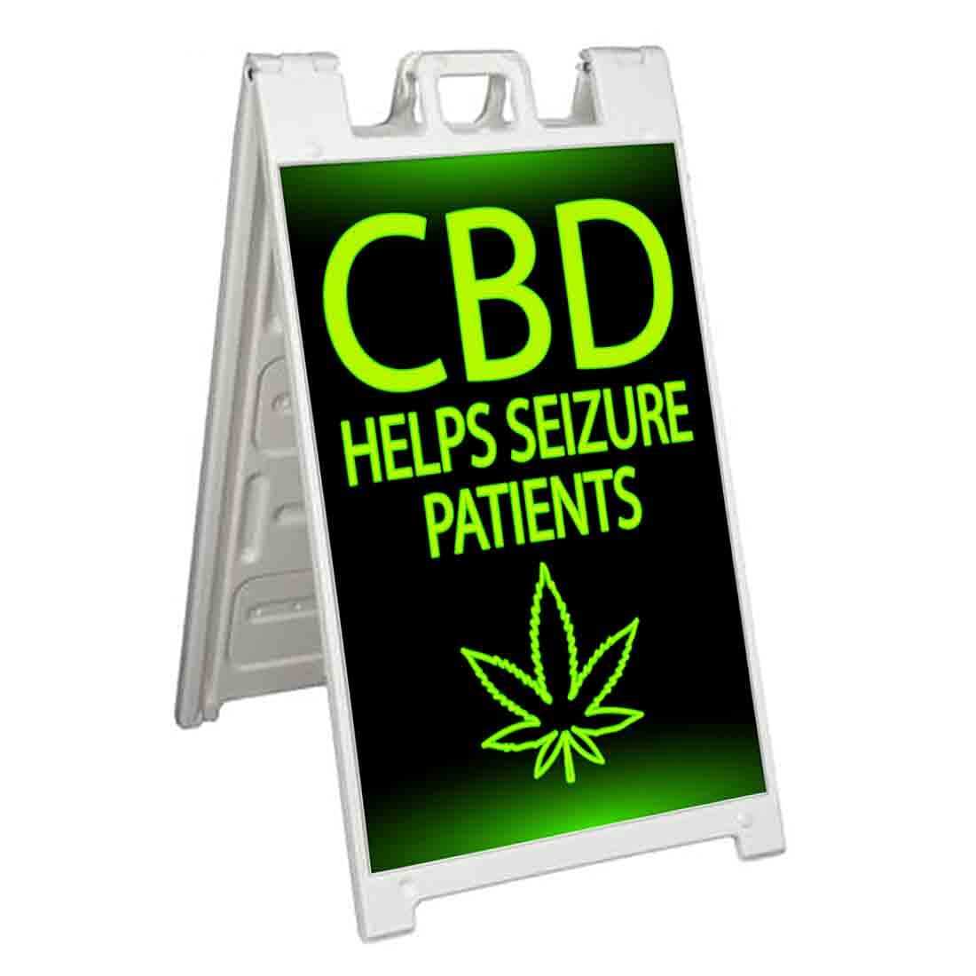Premium CBD A-Frame Signicade for Seizure Relief - 24