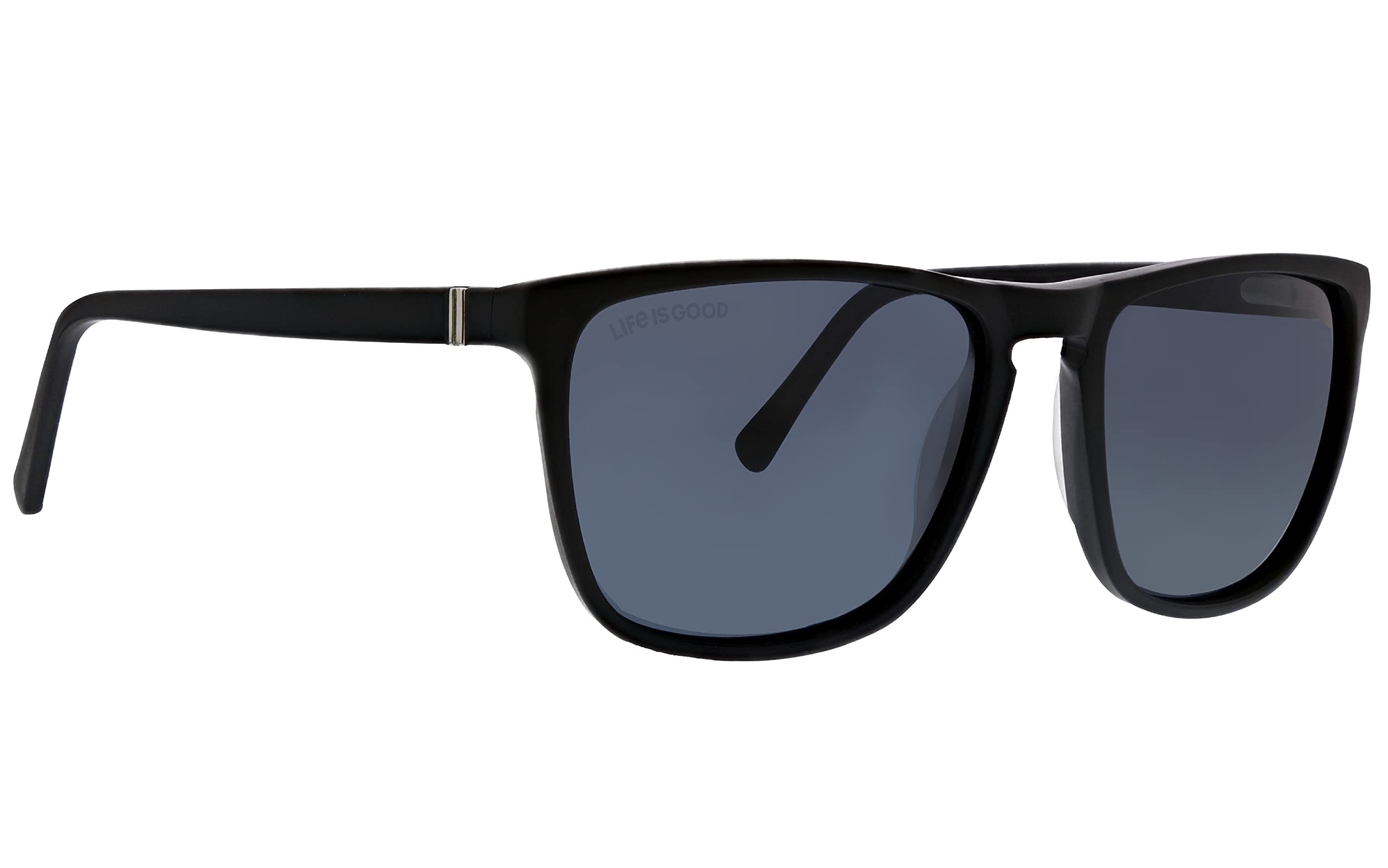 Life is Good Fraser Square Sunglasses - Polarized UV Protection for Men & Women - Perfect for Beach, Driving & Outdoor Activities