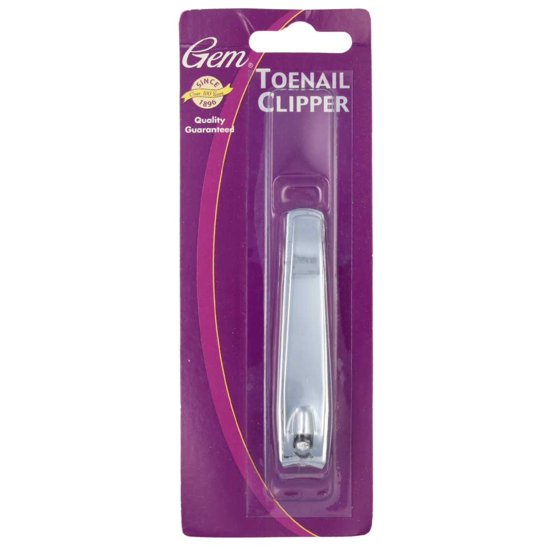 Premium Gem Toenail Clipper with Curved Edge - Professional Pedicure Tool for Thick & Ingrown Nails - Perfect for Home Grooming, Travel, and Elderly Foot Care