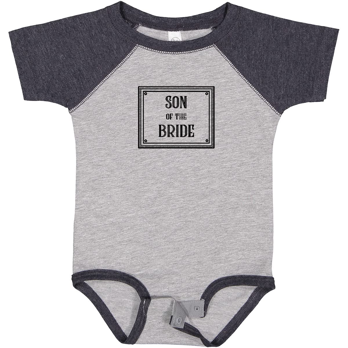 Inktastic Son of The Bride Baby Bodysuit - Cute Infant Onesie for Wedding Party, Baby Shower & Family Photos - Soft Cotton Newborn Outfit for Boys & Girls