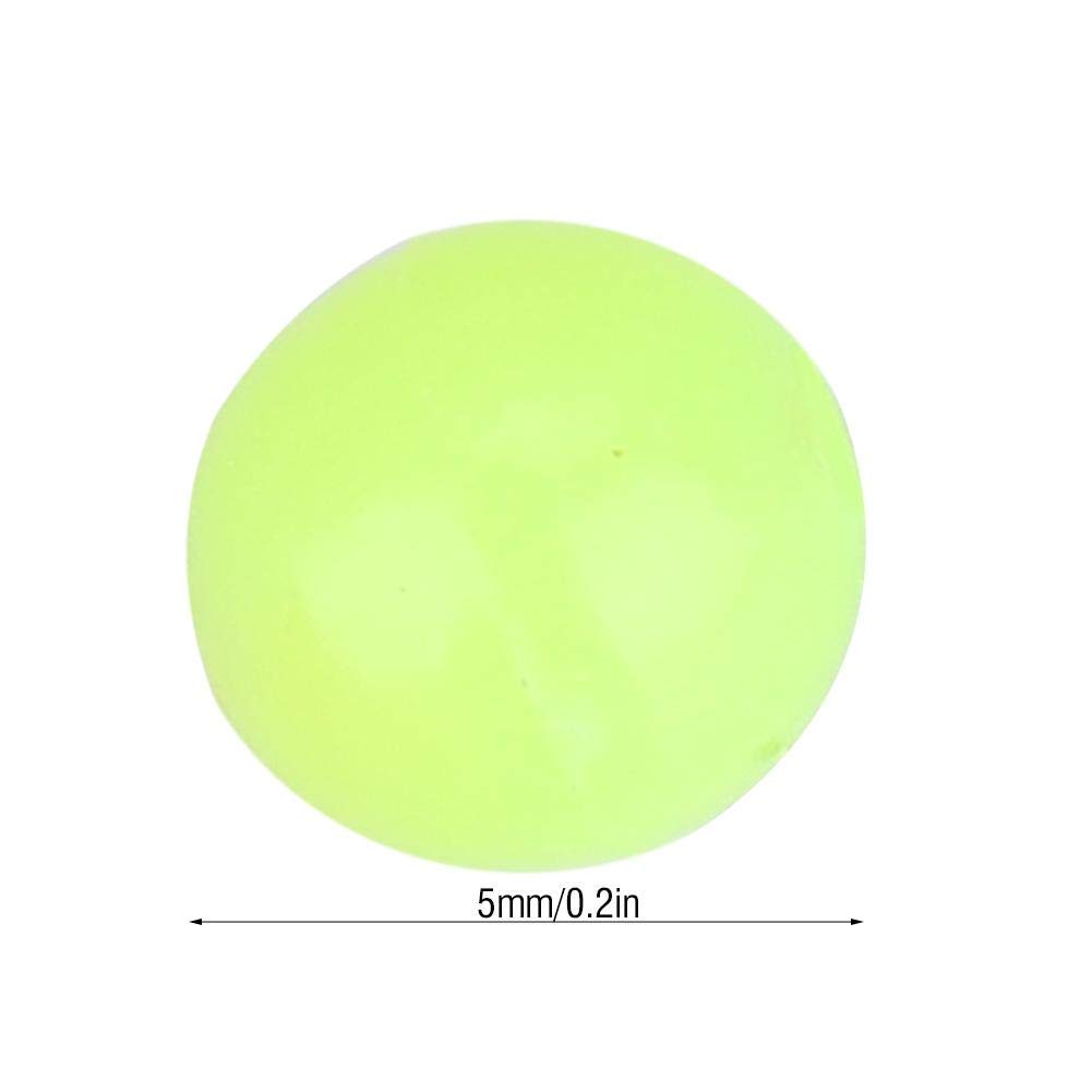 1000PCS Plastic Fishing Beads - Round Artificial Fishing Lures & Swimbait Tackle for Bass Fishing - Durable Outdoor Fishing Gear for Freshwater & Saltwater Angling