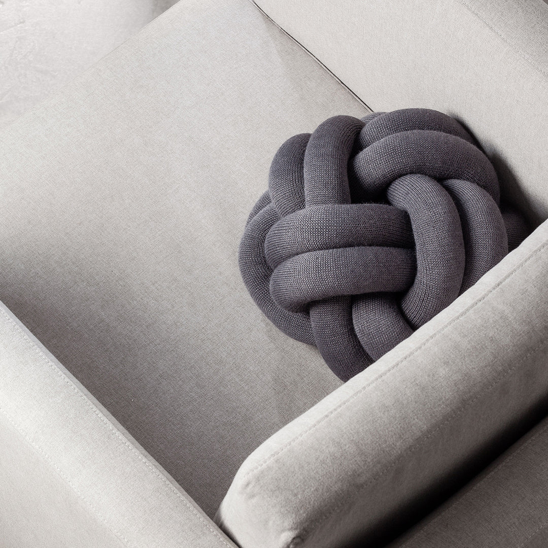 Sigurdardottir Knot Cushion - Stylish Nordic Home Decor Pillow by Design House Stockholm - Perfect for Living Room, Bedroom & Sofa