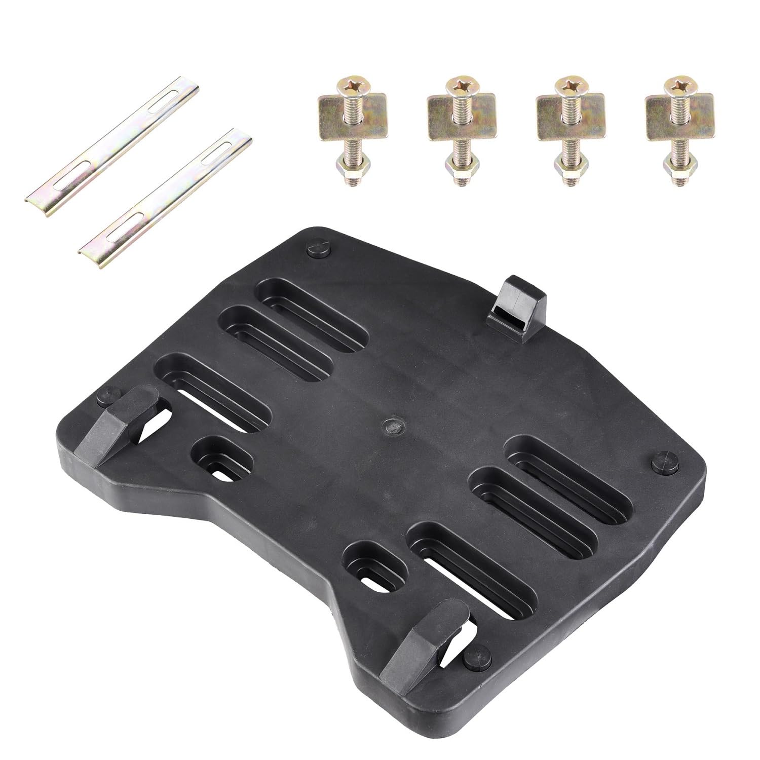30L Lockable Motorcycle Top Case - Black Storage for Helmet & Luggage | Touring & Commuting