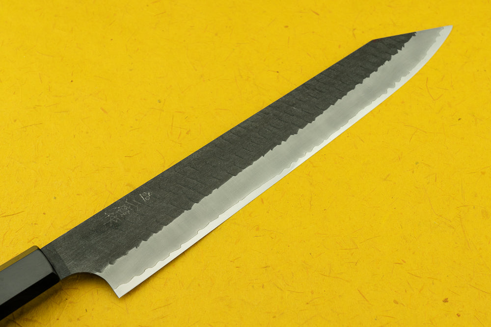 Premium Nigara SG2 Kurouchi Tsuchime Kiritsuke Sujihiki Knife 255mm - Japanese High-Carbon Stainless Steel Slicing Knife for Sushi, Meat & Delicate Cutting - Perfect for Chefs & Home Cooking