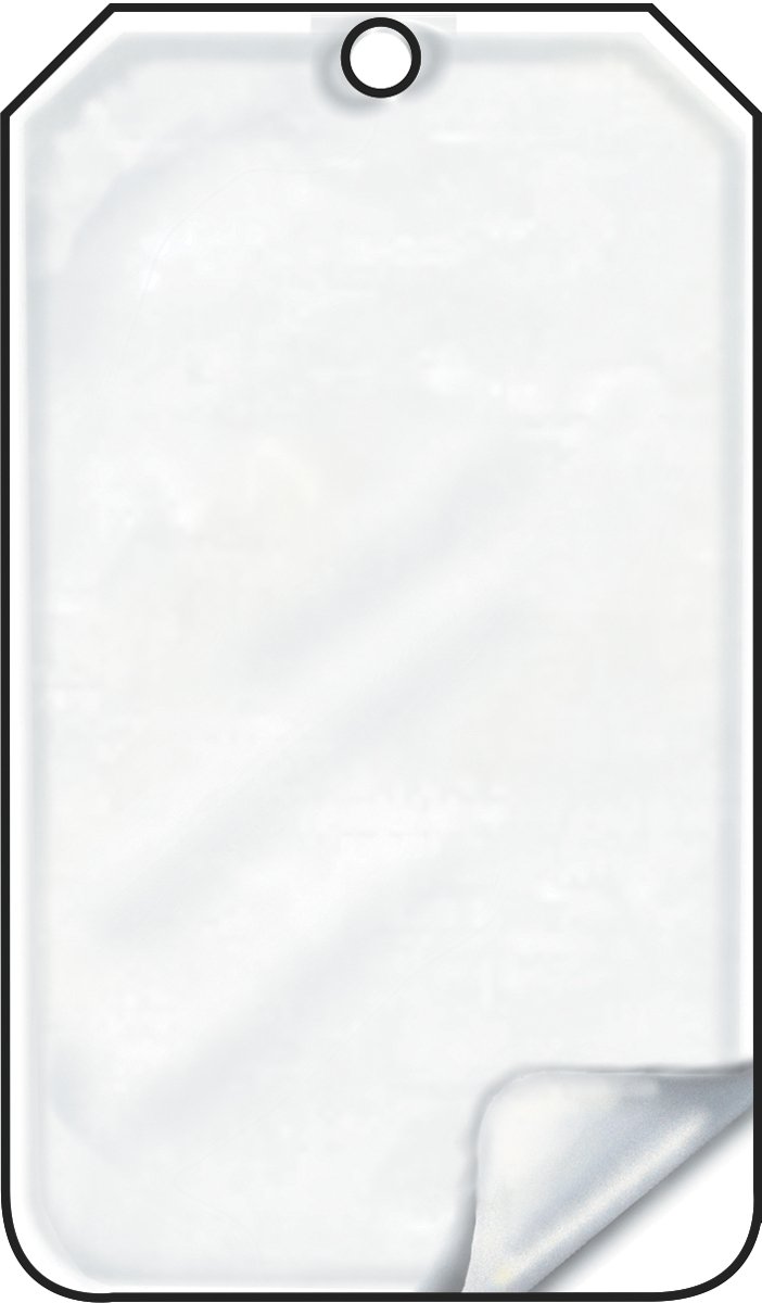 Accuform MDT520LCM PF-Cardstock Solid Color Blank Tags - 5.75