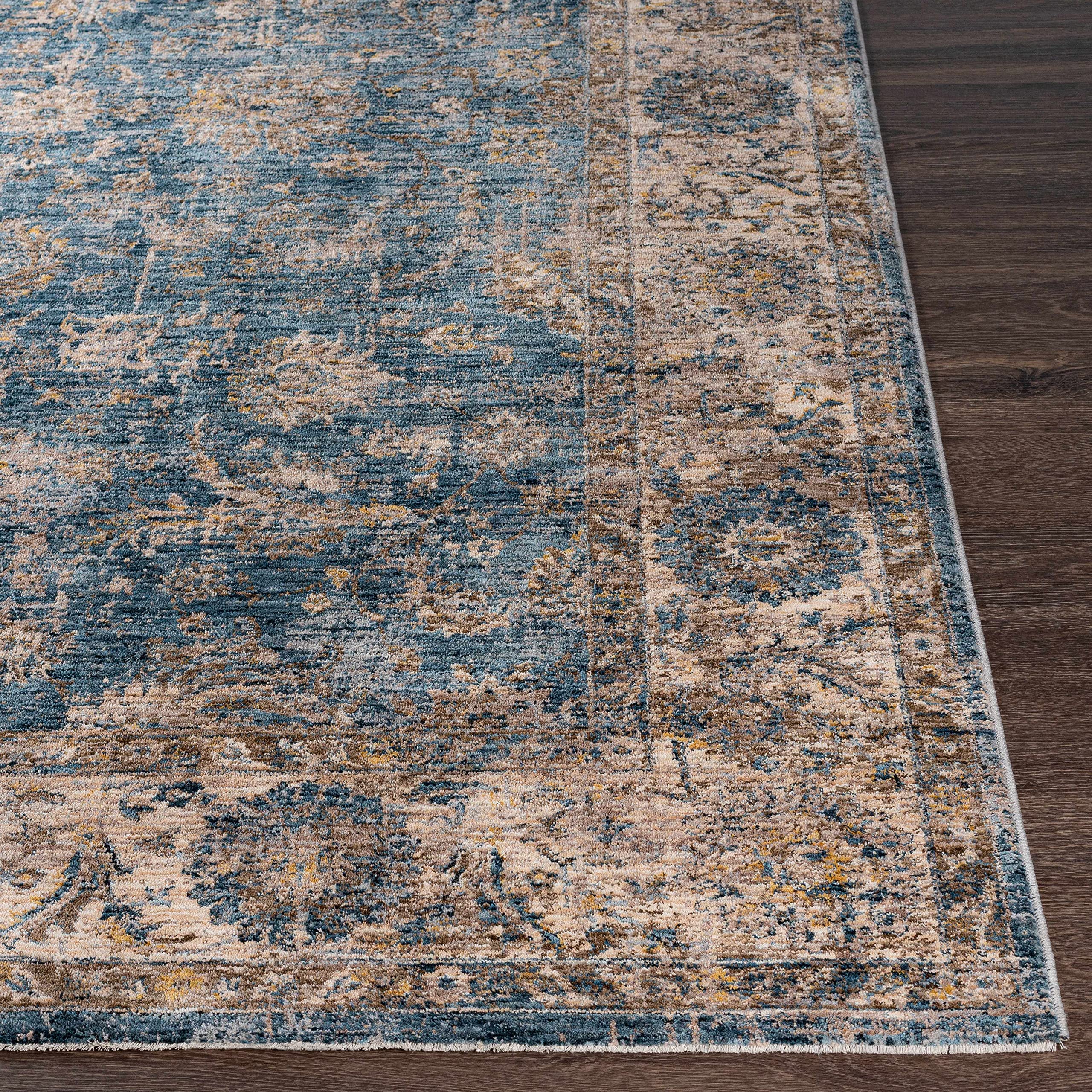 Hauteloom Gimli Soft Area Rug for Living Room & Bedroom - Brown, Gray, Beige - 2'7