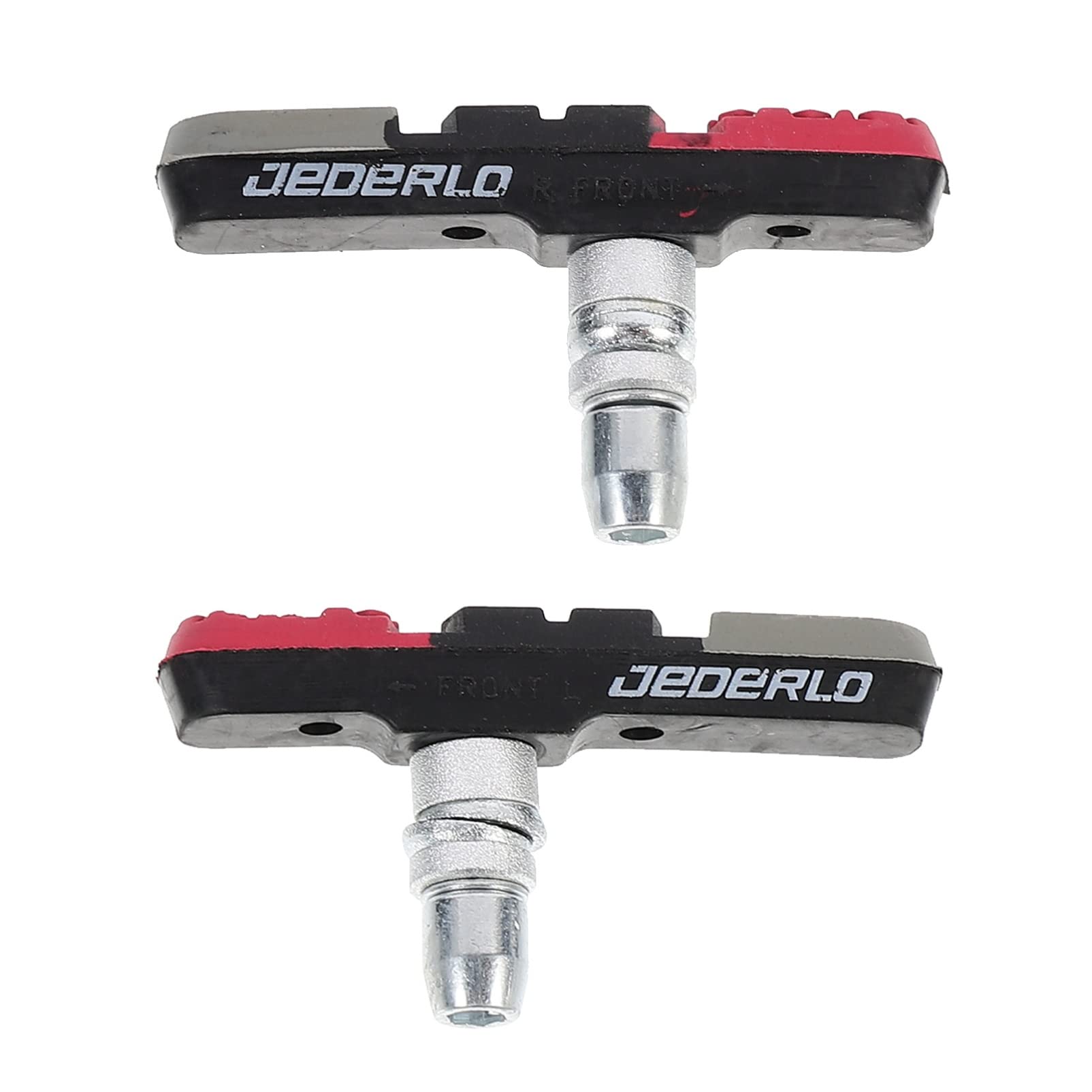 DOITOOL 2 Pairs Bicycle Brake Pads - V-Brake Pads for Mountain Bikes & Stationary Bikes - High Performance Virgin Rubber Brake Blocks with Caliper Tool - Perfect for Road Cycling, Commuting & Off-Road Adventures