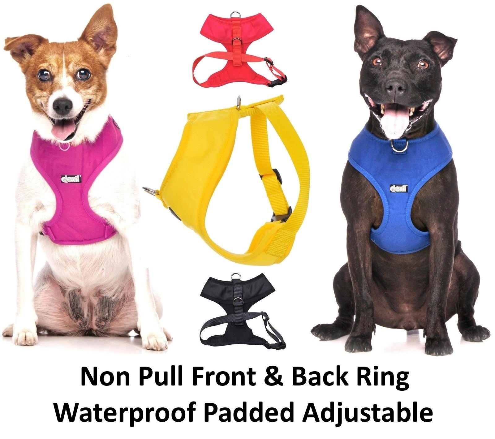 Service Dog Vest - Blue Non-Pull Padded Harness with D-Rings (Do Not Disturb/Dog Working) | Waterproof, Comfortable & Warning Design for Safety | Perfect for Therapy, Assistance & Public Outings (XS)