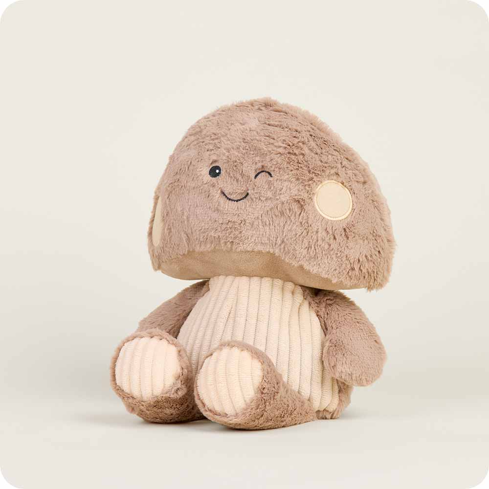 Brown Mushroom Warmies - Microwaveable Heating Pad for Pain Relief & Comfort - Perfect for Cold Weather, Stress Relief & Relaxation at Home or Office