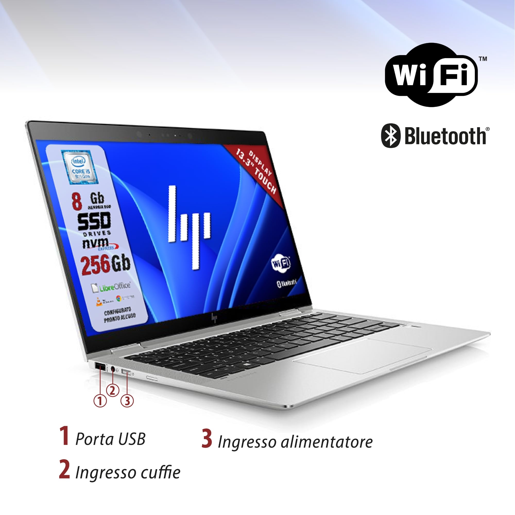 HP EliteBook Convertible Laptop - 13.3