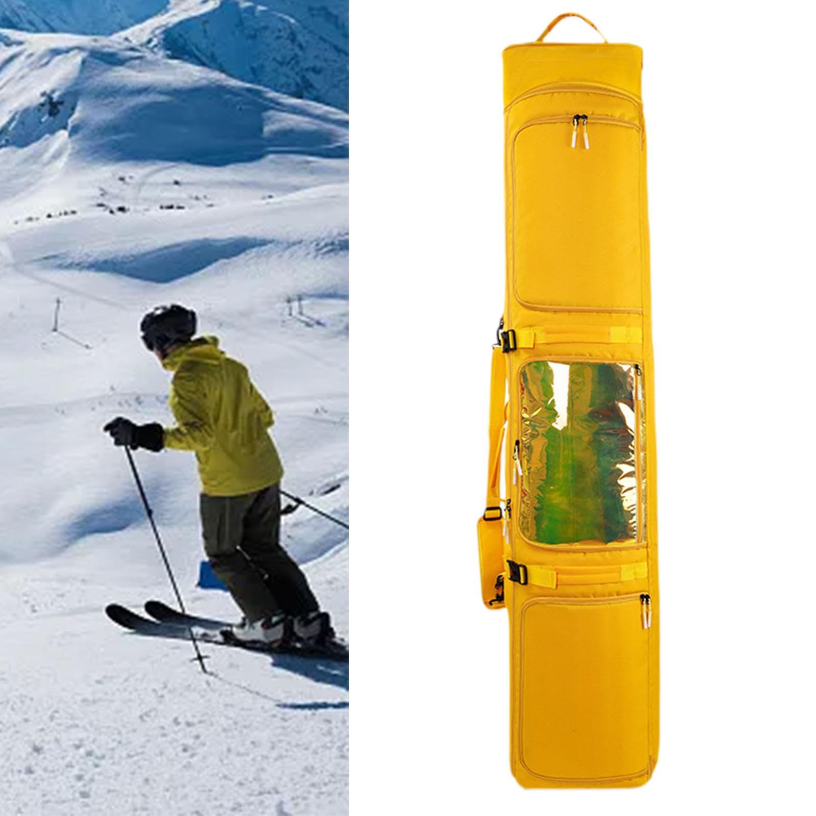 **Large Wheeled Ski & Snowboard Bag with Handle - Durable Travel Gear for Winter Sports - Perfect for Air Travel, Ski Trips & Snowboarding Adventures**