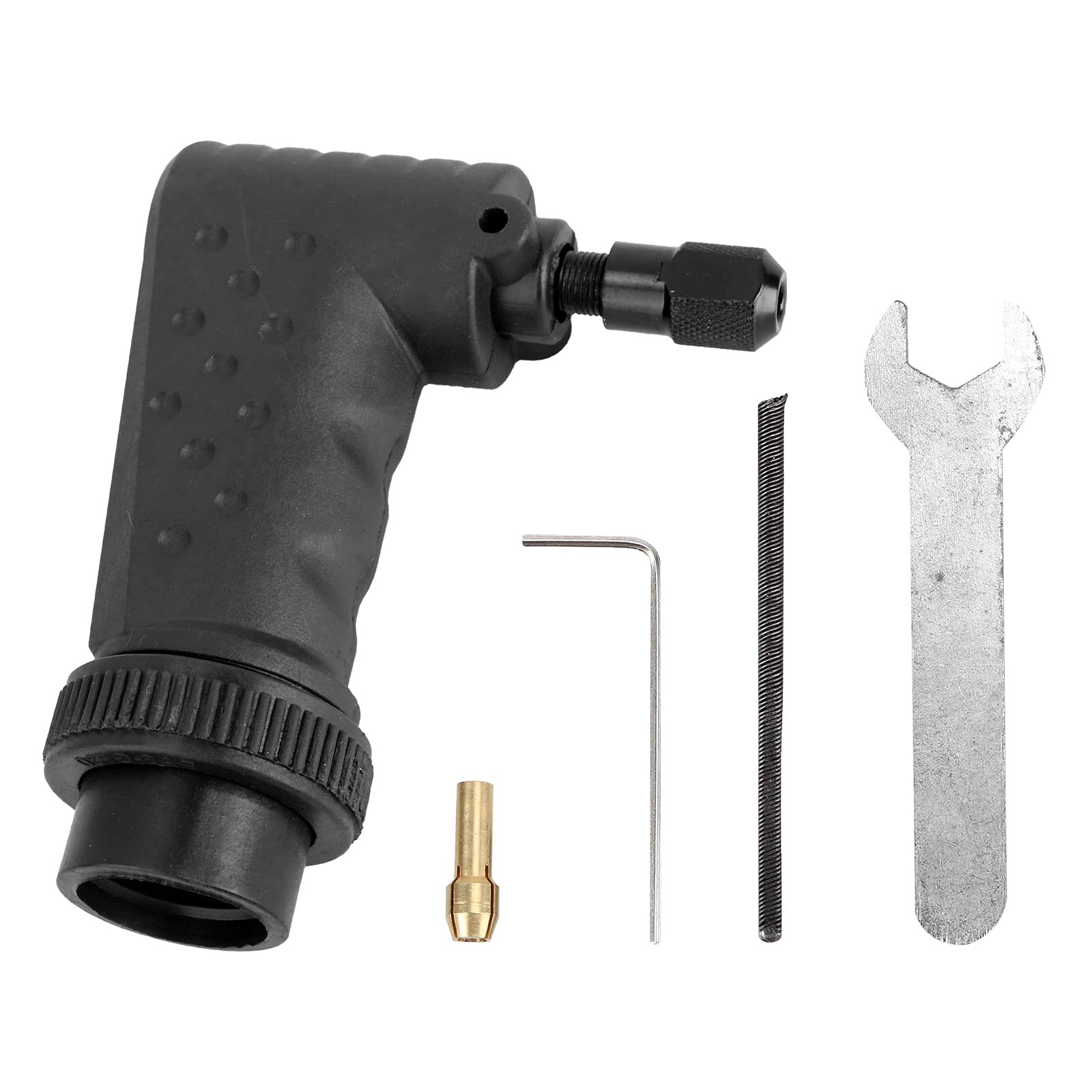 90° Right Angle Drill Attachment - Electric Grinding Kit & Rotary Converter for Tight Spaces | Perfect for DIY, Woodworking, and Home Renovation Projects