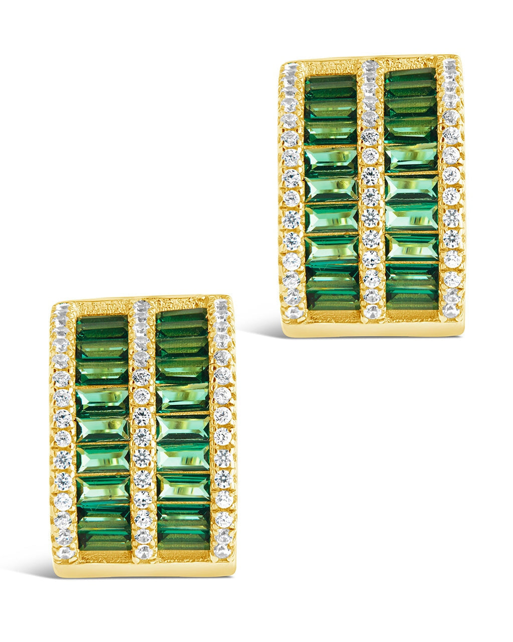 Serena CZ Hoop Earrings for Women - 925 Sterling Silver Cubic Zirconia Huggie Hoops | Perfect for Everyday Wear, Parties & Gifts