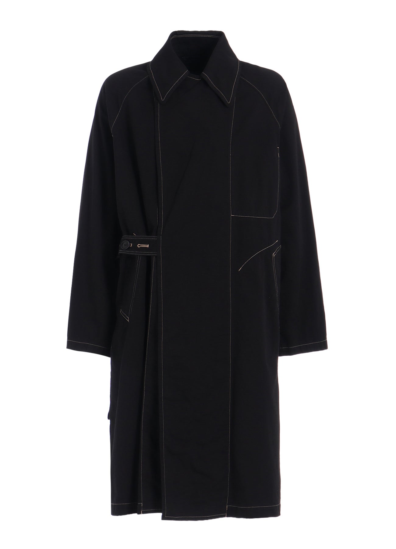 Men's Cotton Twill Garment Dyed Tie Locken Coat - Stylish Casual Outerwear for Fall & Winter | Perfect for Office, Travel & Everyday Wear