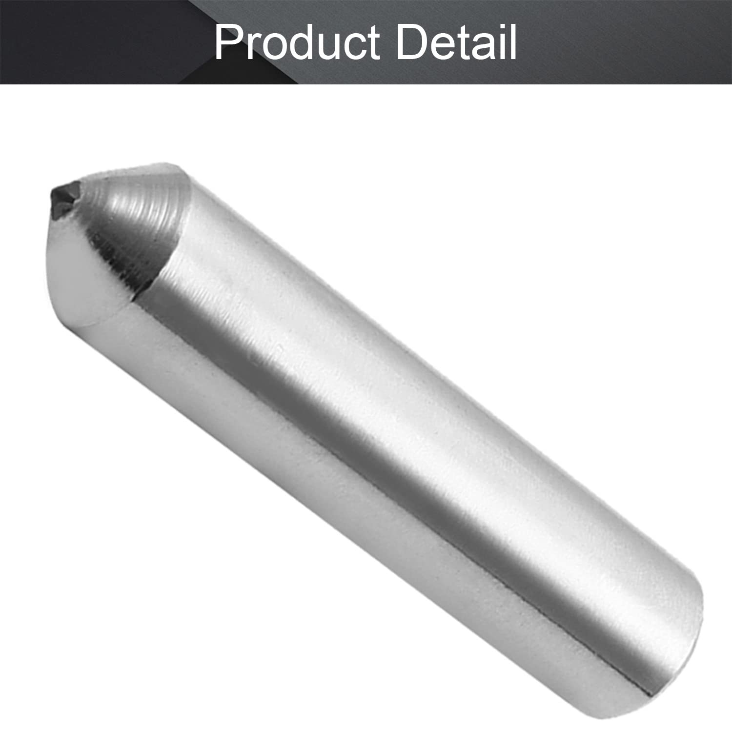 Diamond Grinding Wheel Dresser - 10mm x 45mm Dressing Pen Tool for Correction, Truing & Deburring - Silver Tone (1 Pc) - Perfect for Metalworking, Woodworking & DIY Projects