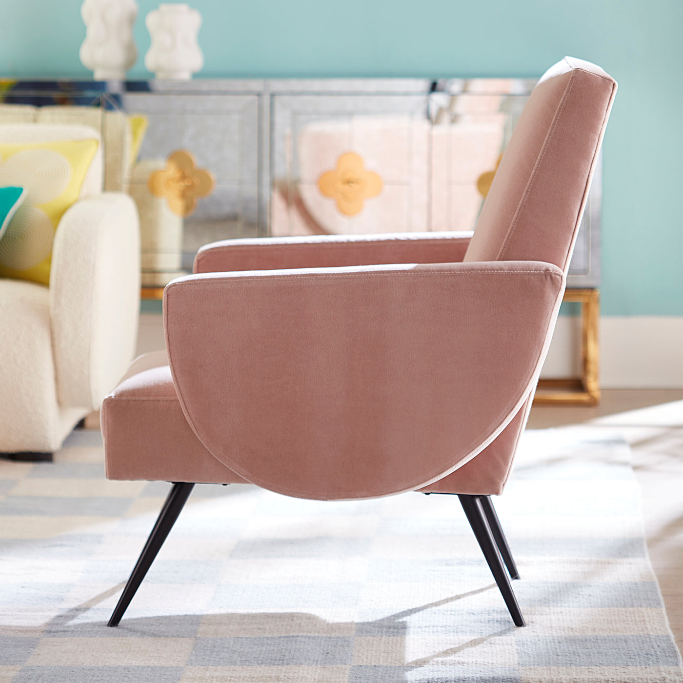 Philippe Lounge Chair - Modern Comfortable Accent Chair for Living Room, Bedroom & Office - Perfect for Relaxing, Reading & Decor