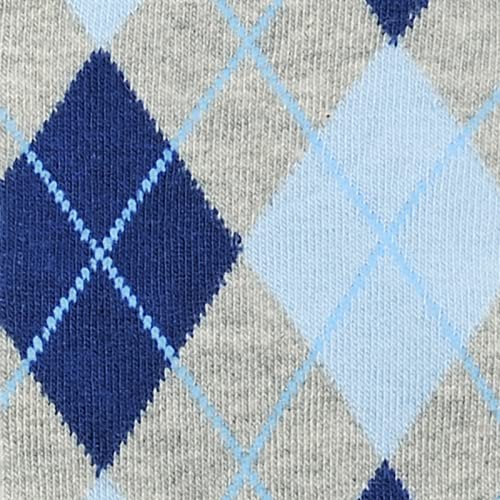 Blue Argyle / 8 Pack