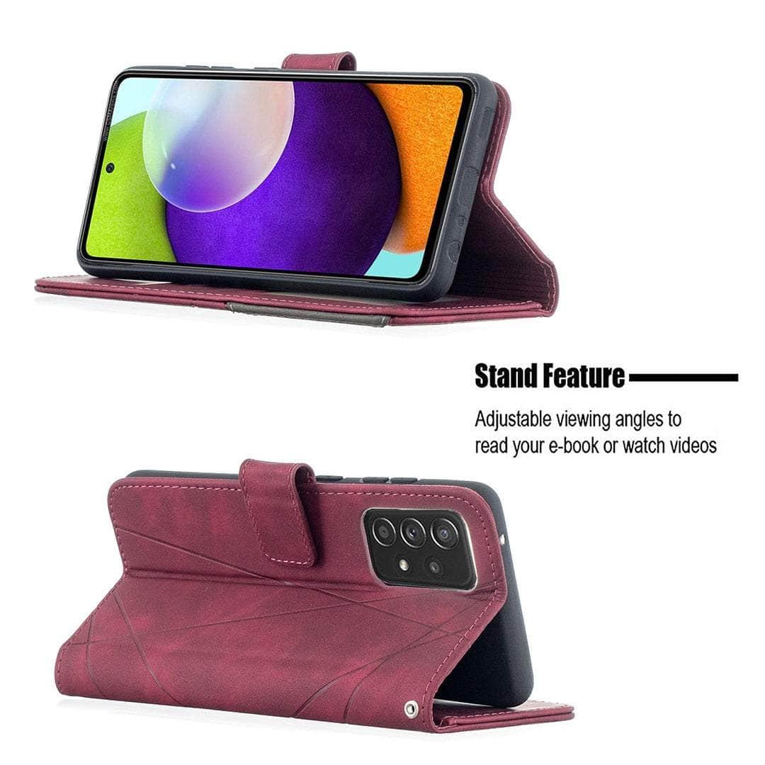Samsung Galaxy S23 Plus Wallet Flip Leather Case with Card Holder & Stand - Stylish Protection for Everyday Use & Travel