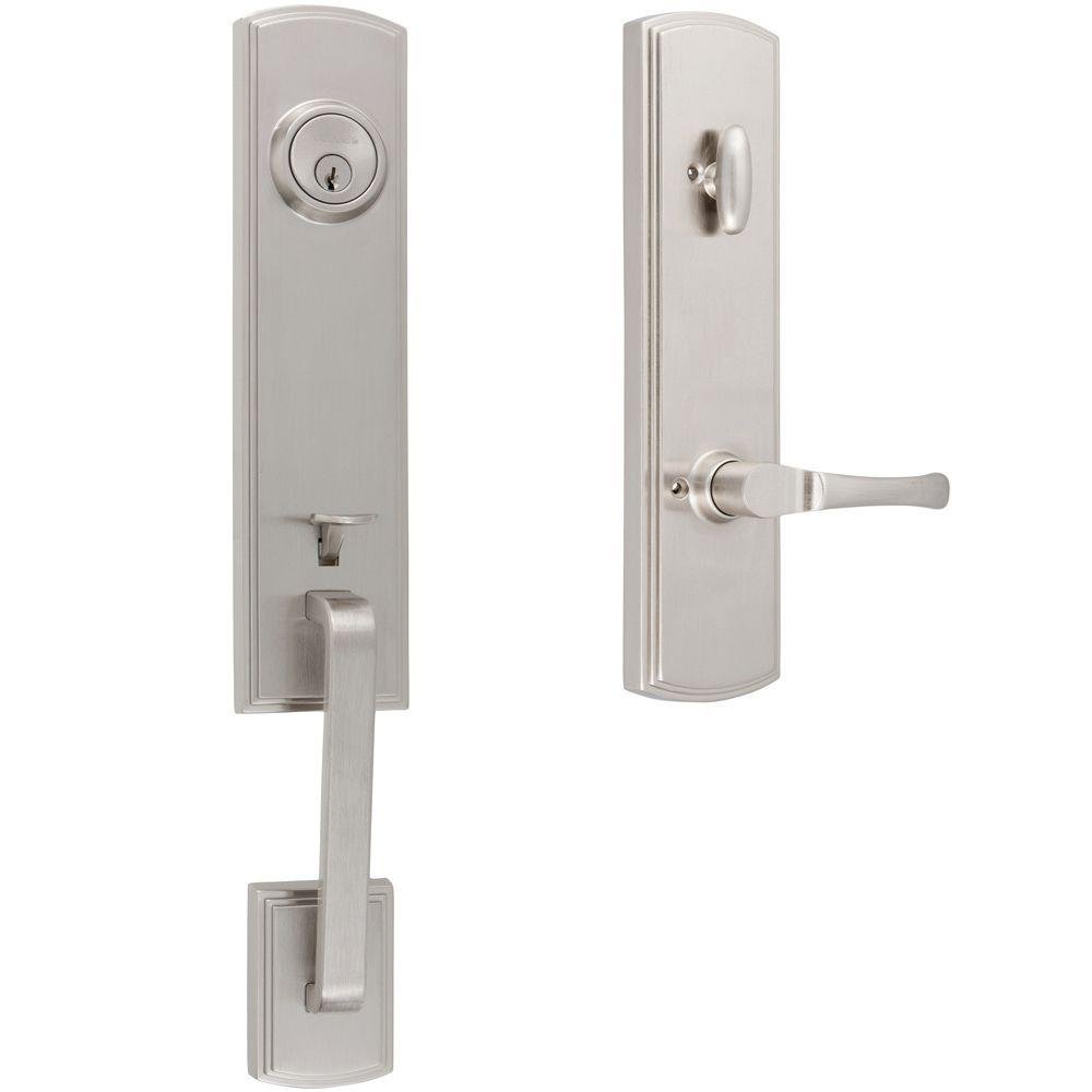 Delaney Hardware 374151AR-RH Briona Cabinet Pull Handle - Satin Nickel Finish for Kitchen & Bathroom Upgrade