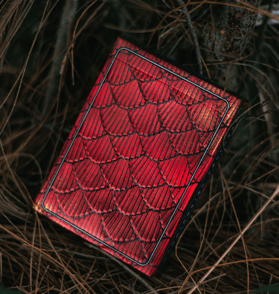 Premium Red Marvelous Hummingbird Feathers Playing Cards - Elegant Deck for Poker, Magic Tricks & Collectors | Perfect for Game Nights, Gifts & Cardistry