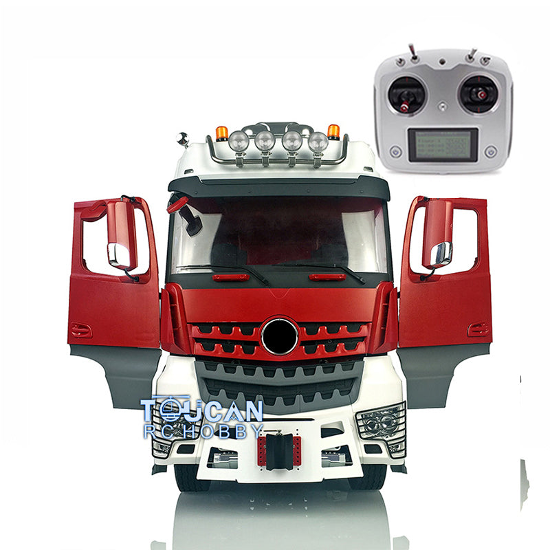 1/14 Scale LESU 6x6 RC Metal Chassis DIY Tractor Truck Model Kit with Light, Sound, Radio Control, Motor, Servo & Accessories - Perfect for RC Hobbyists, Off-Road Play and Collectors Display