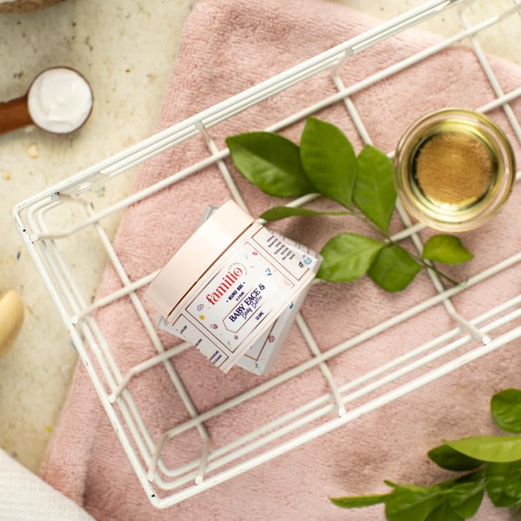 Organic Baby Face & Body Butter - Ultra Moisturizing & Hypoallergenic for Sensitive Skin | Perfect for Daily Hydration & Diaper Rash Prevention