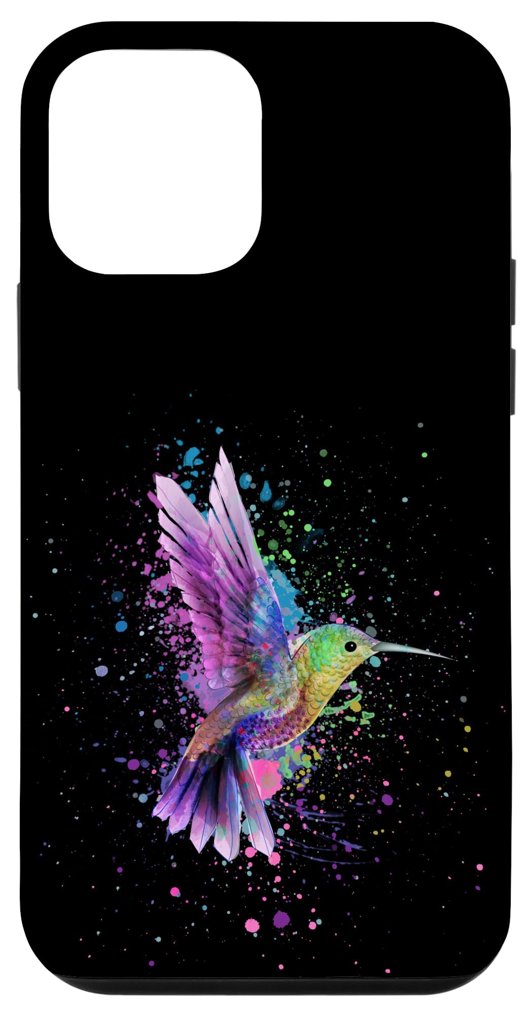 iPhone 12 Mini Case - Hummingbird Watercolor Art Protective Cover | Slim Fit, Shockproof & Scratch Resistant | Perfect for Everyday Use, Travel & Gift Giving