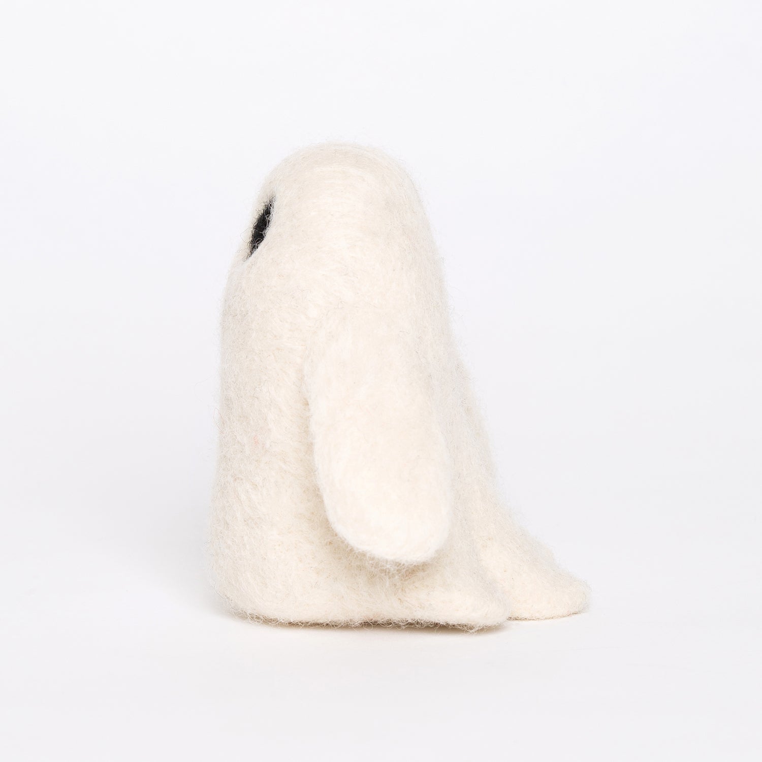 Ghost Needle Felting Kit for Beginners - DIY Wool Craft Supplies with Needles, Foam Pad & Wool - Perfect for Halloween Decor, Home Crafts & Gifts