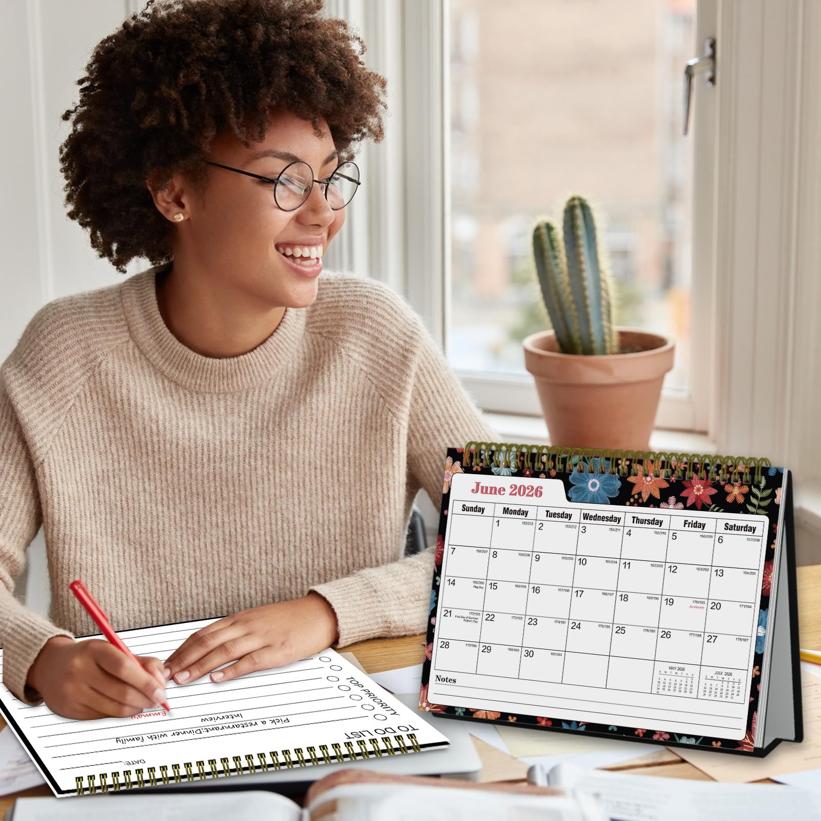 2025-2026 Small Standing Desk Calendar | 8
