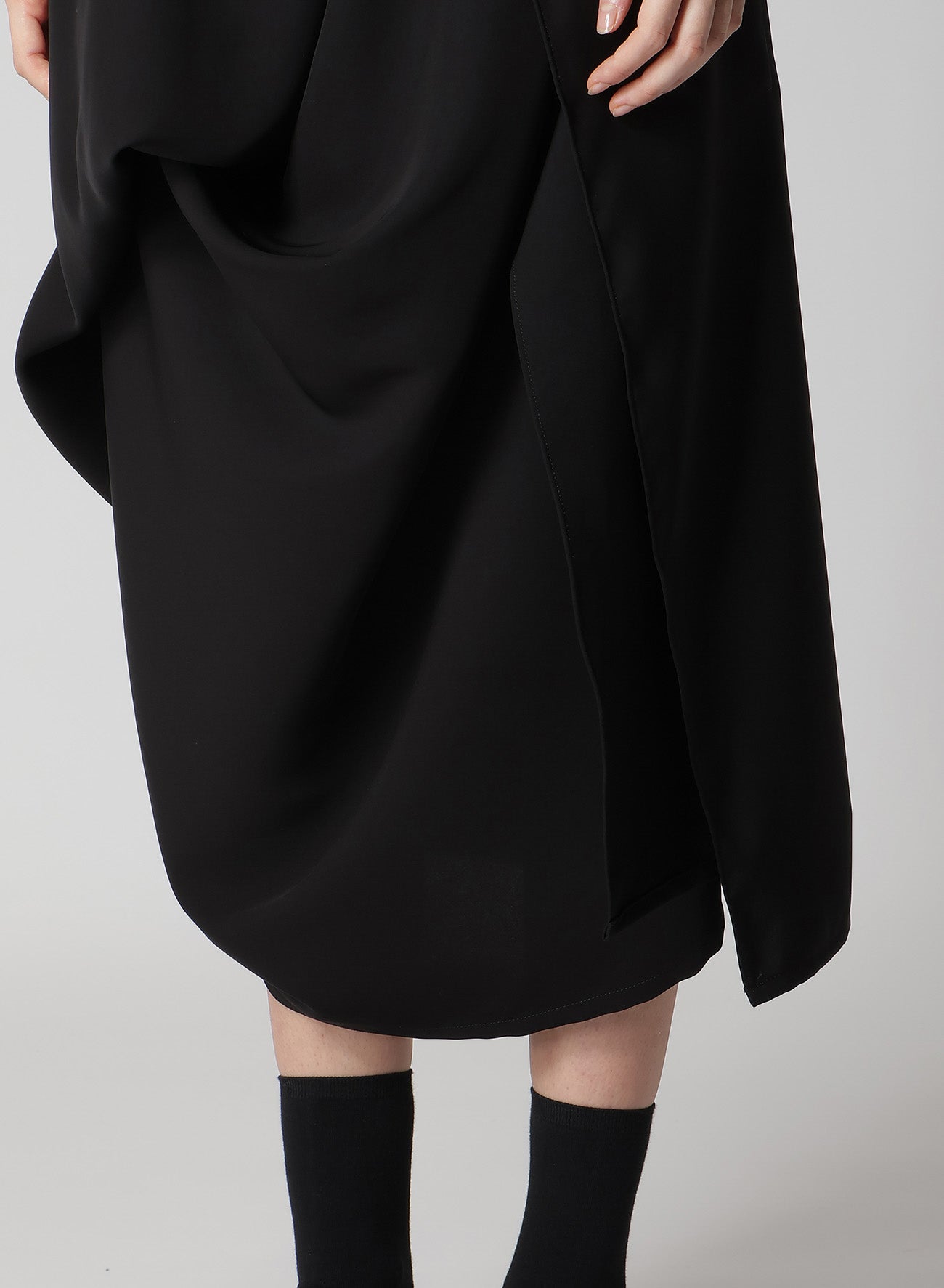 Double Satin Draping Dress - Elegant & Flowy Women's Formal Gown for Evening Parties, Prom, Weddings & Special Occasions