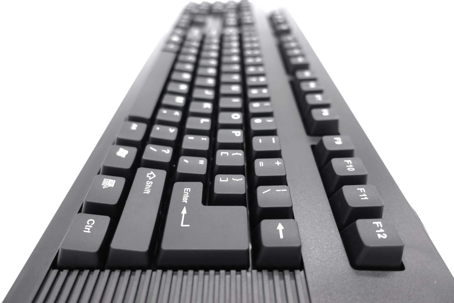 Ergonomic Left-Handed Mechanical Keyboard with Cherry MX Switches - USB Wired Gaming Keyboard for PC & Mac - Perfect for Gamers, Programmers & Office Work
