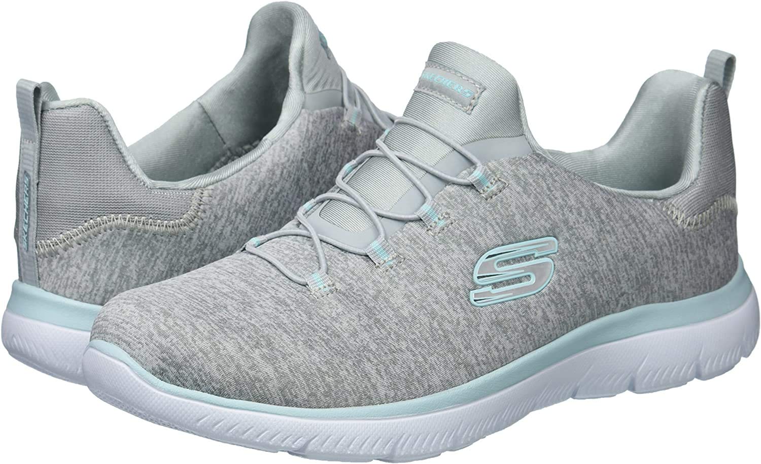 Skechers Women's Summits Sneakers - Lightweight Walking Shoes for Women with Memory Foam - Perfect for Running, Gym, and Everyday Comfort