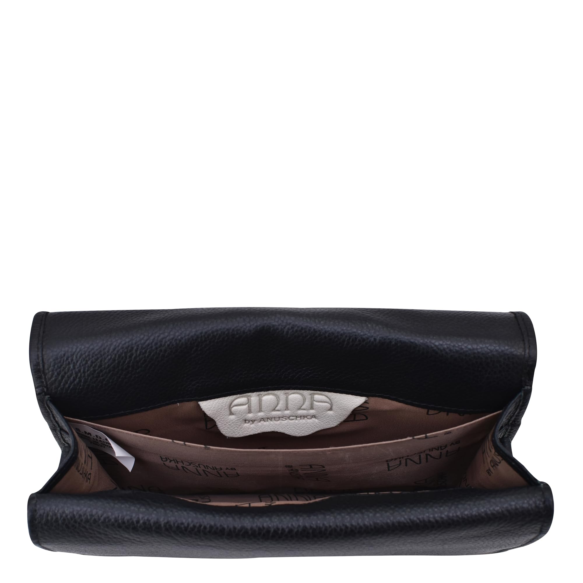 Anuschka Anna Flap Crossbody Bag - Dreamy Blossoms Black Floral Print Handbag for Women | Perfect for Date Night, Travel & Everyday Use