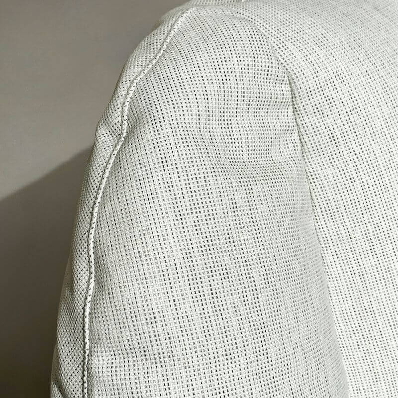 Premium Large Solid Color Cotton Blend Bean Bag Chair - Pre-Filled with Polypropylene Beans for 2 People - Perfect for Living Room, Game Room & Dorm Relaxation