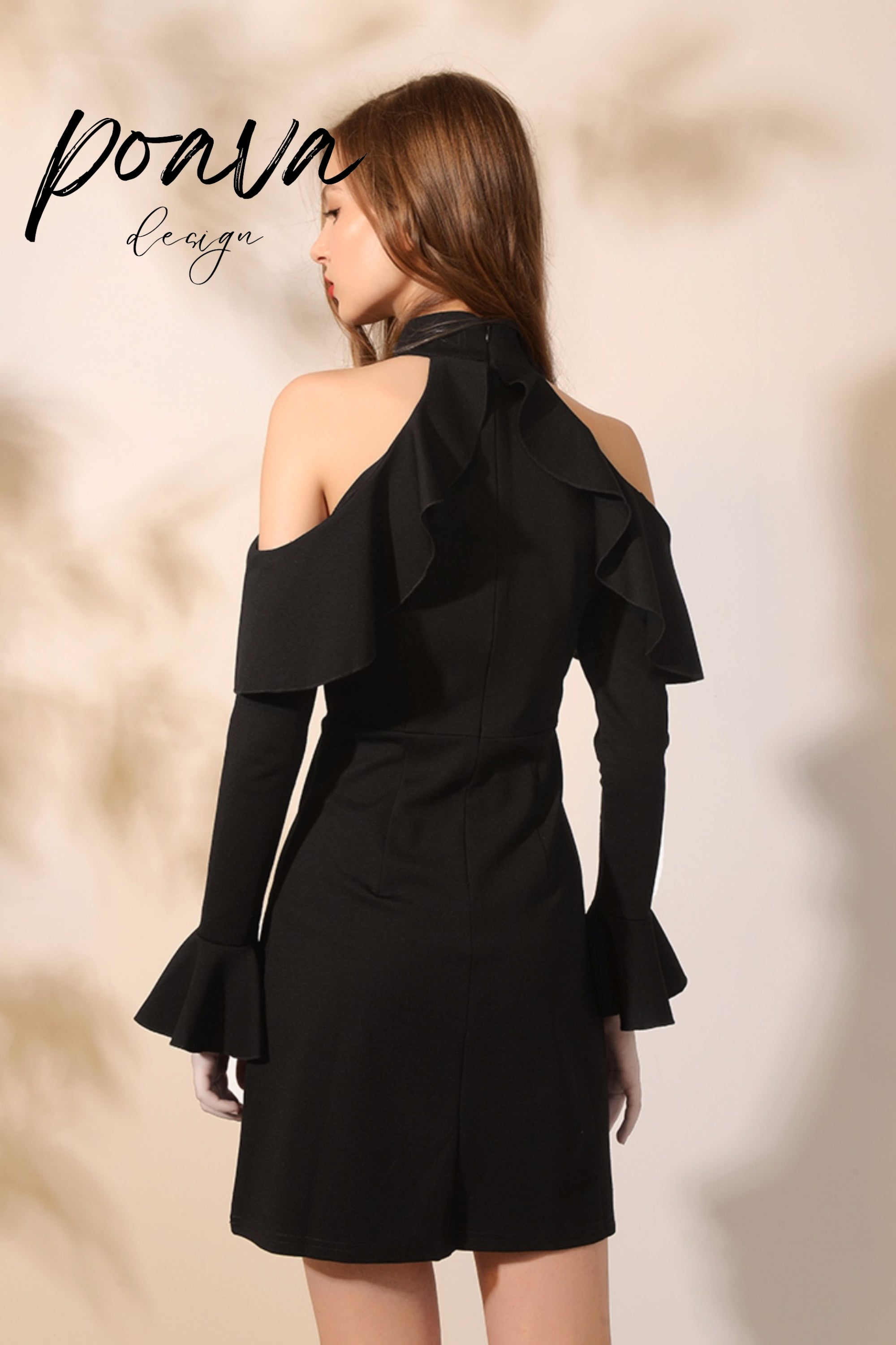 Hepburn Mini Dress in Black - Classic A-Line Cocktail Dress for Women | Perfect for Parties, Weddings & Evening Events