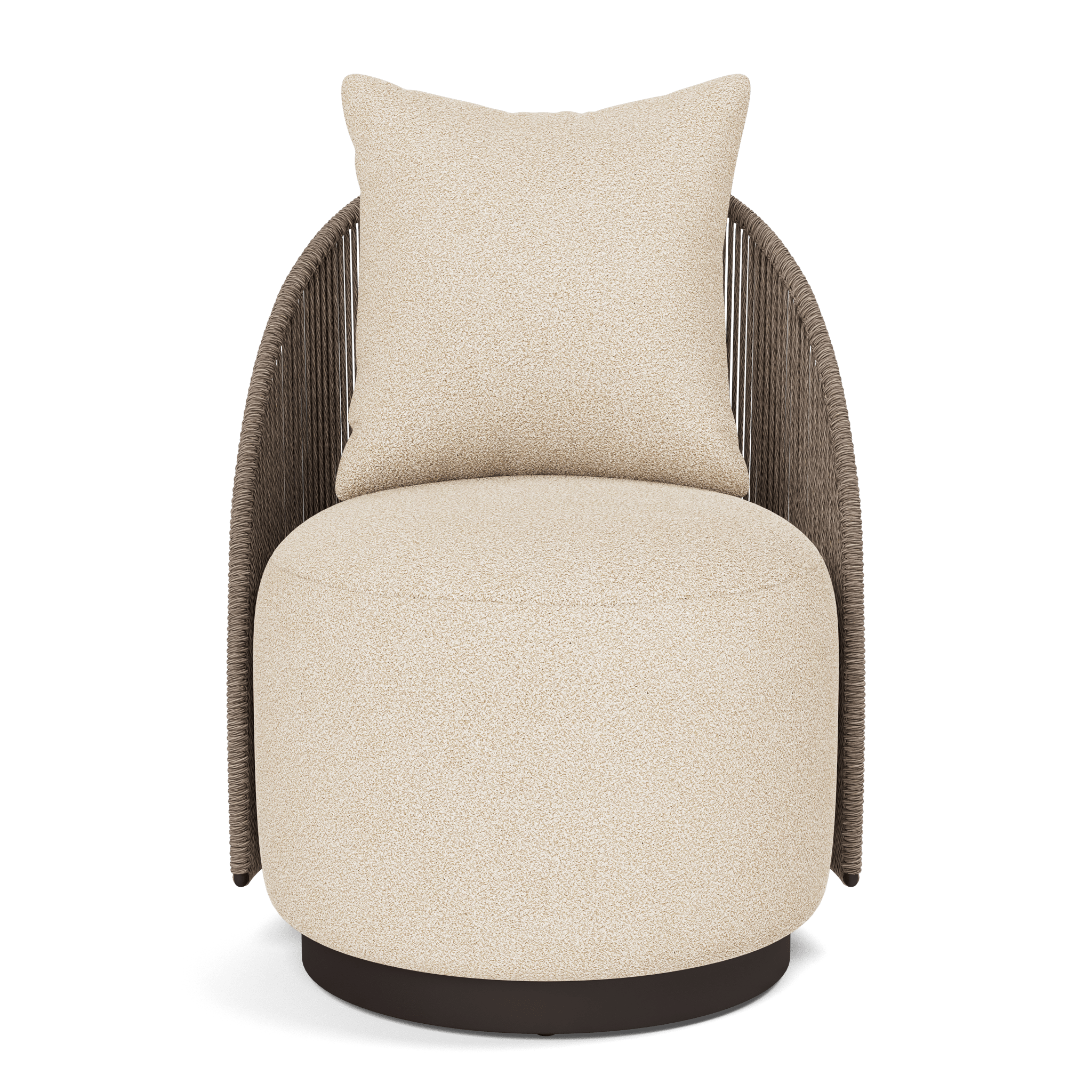 Milan Swivel Dining Chair - Modern Upholstered Kitchen Counter Stool with 360° Rotation - Perfect for Dining Room, Kitchen Island, Bar & Breakfast Nook