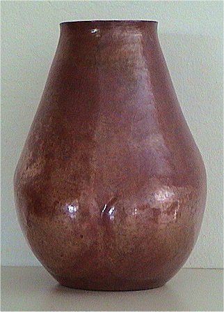 Handmade Folk Art Small Pregnant Woman Copper Nude Statue - Unique Home Decor for Nursery, Baby Shower Gift & Boho Style Interior Design