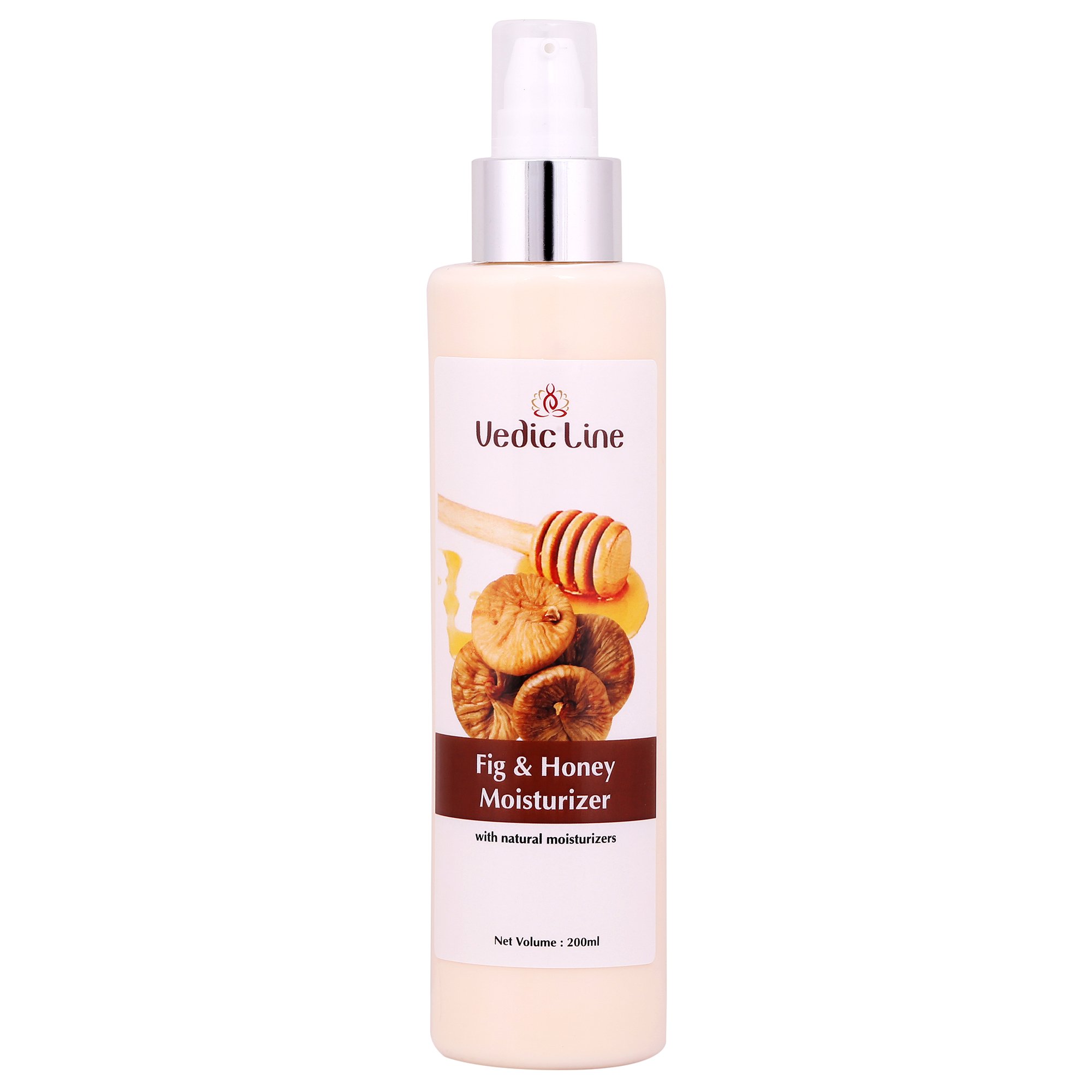Vedicline Fig & Honey Moisturizing Cream - Hydrating Face Moisturizer with Honey & Almond Oil for Skin Elasticity & Radiance - 200ml - Perfect for Dry Skin & Night Skincare Routine