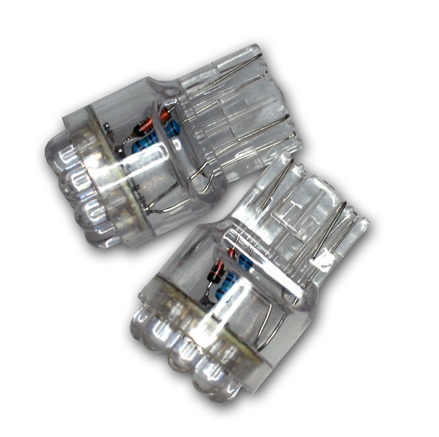 TuningPros LED High Mount Stop Light Bulbs - T20 Wedge Base, 9 LED Red (2-Pack) - Perfect for Trucks, SUVs, and Trailers - Enhanced Visibility & Safety