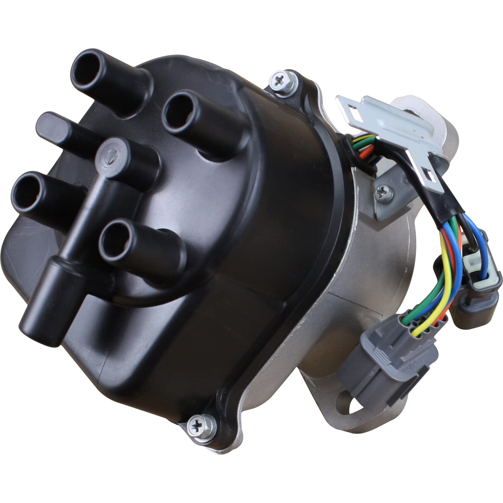 AIP Electronics Heavy Duty Stock Series Complete Electronic Ignition Distributor Compatible with 1992-1995 Honda Accord Prelude 2.2L with External Coil TD-52U TD-59U OEM Fit DTD52-SS - Perfect for Engine Performance & Smooth Driving Experience