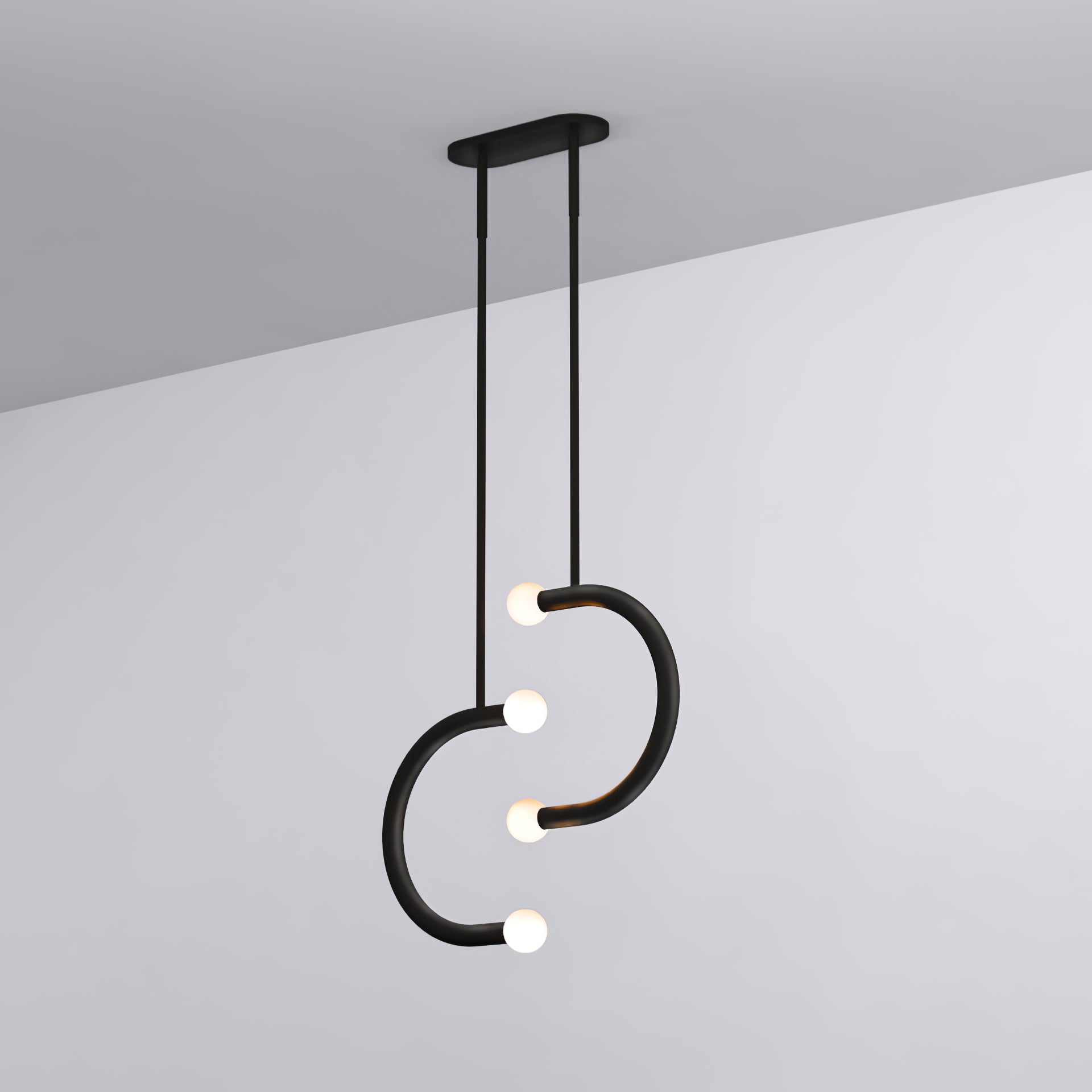 Modern Crystal Pendant Lamp - Elegant Glass Ceiling Light Fixture for Dining Room, Kitchen Island & Bedroom Decor | Dimmable LED Chandelier Lighting