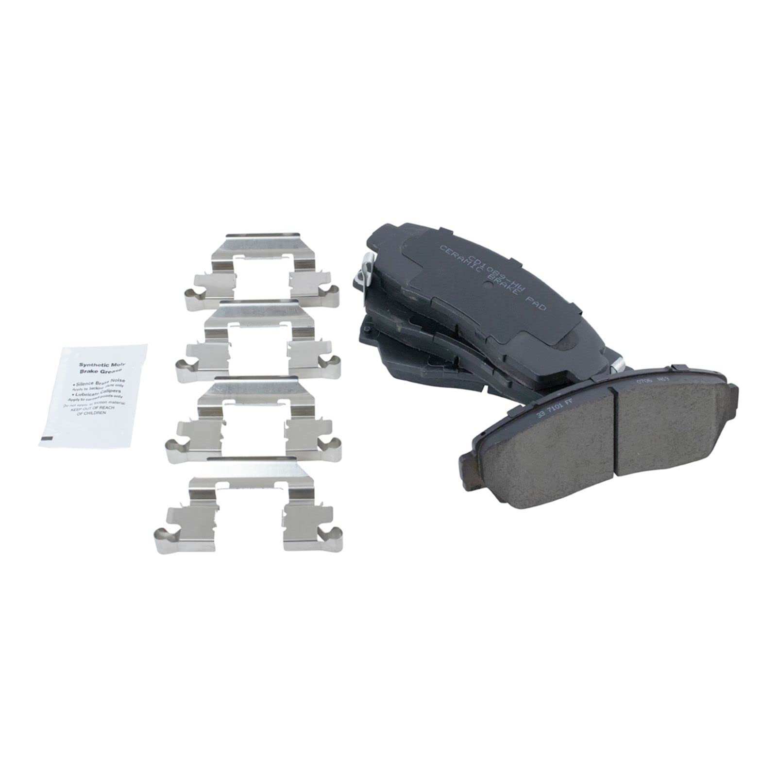 High-Performance Front & Rear Ceramic Brake Pads & Rotors Kit for 2005-2010 Honda Odyssey - Includes Brake Chemical Kit - Smooth Stopping Power for City Driving & Highway Commutes