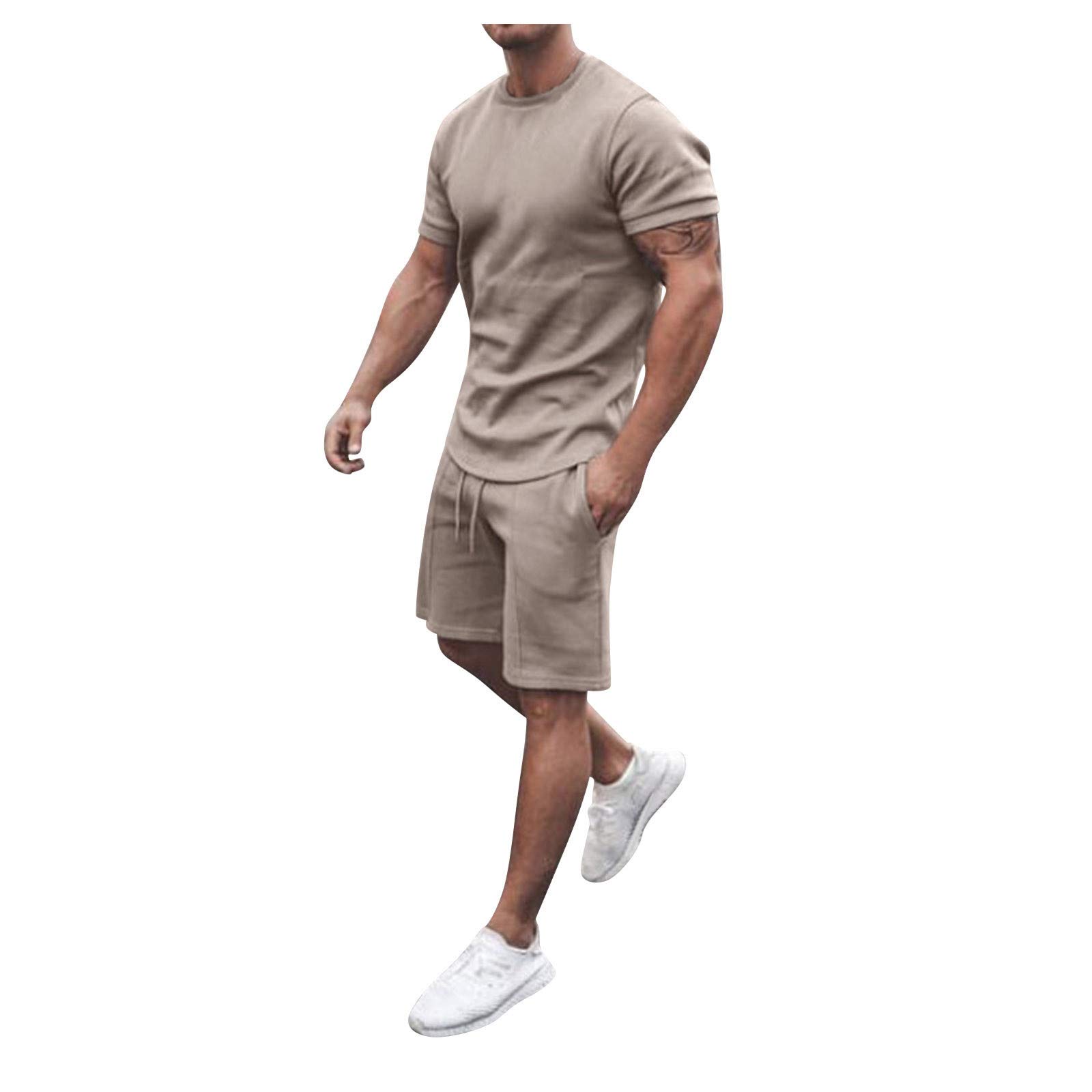 JUNGE 2022 Men's Tracksuit Set - 2 Piece Sweatsuit for Lounge, Jogging & Workout | Comfortable Activewear & Sportswear for Gym, Running & Casual Wear