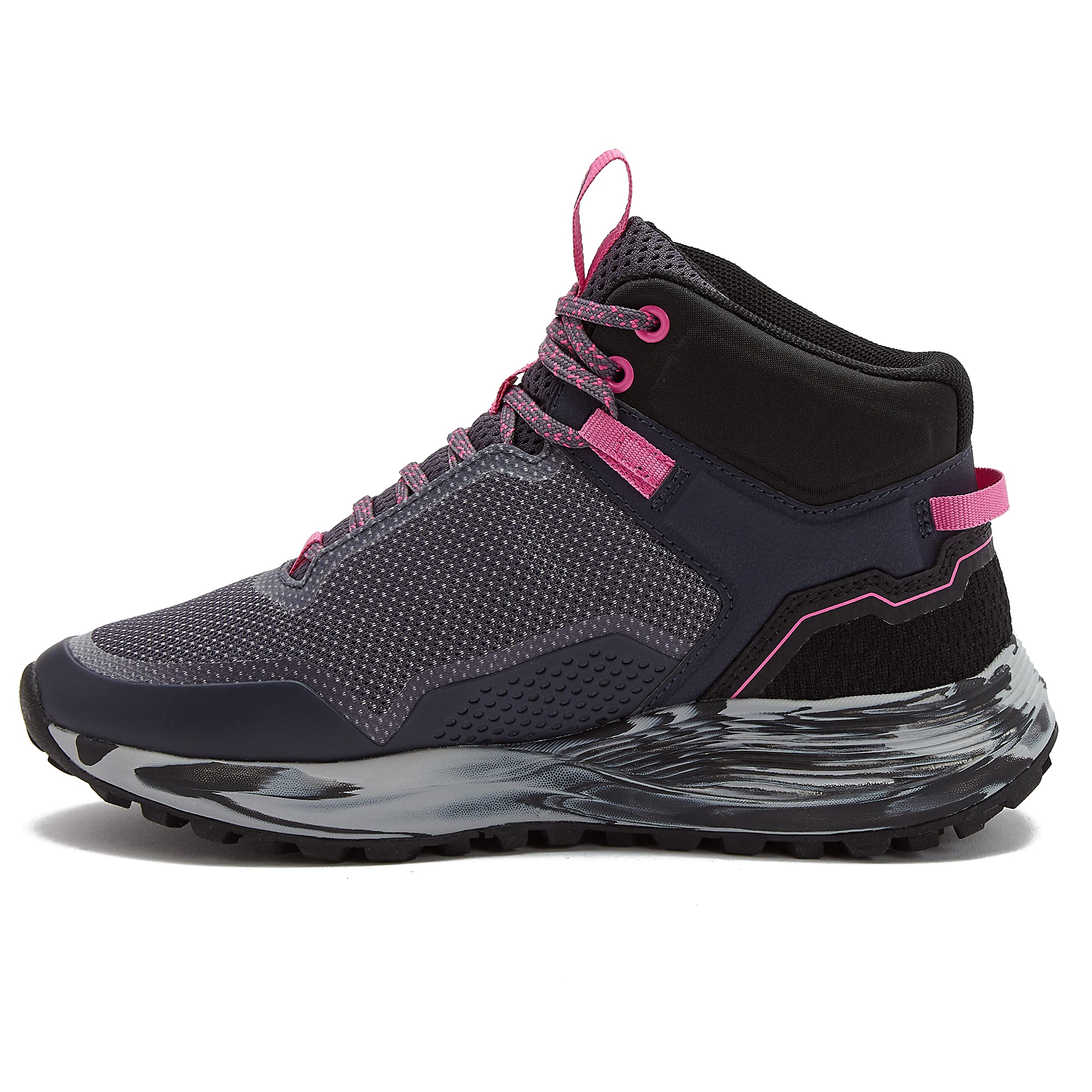 Avia Grit Sport Women's Hiking Boots - Waterproof Mid Top Ankle Trail Shoes for All Weather - Comfortable Outdoor Walking & Trekking Shoes for Hiking, Camping & Mountain Adventures