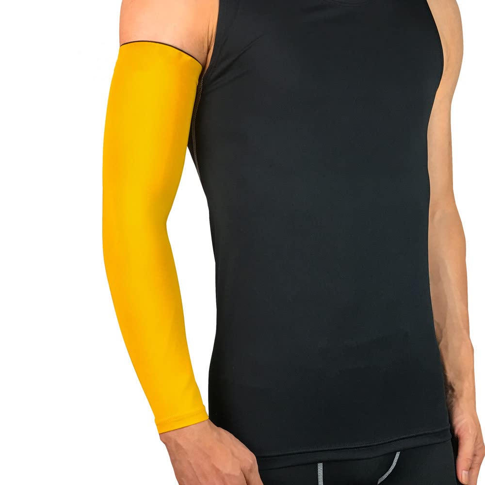 1Pcs Professional Sports Elastic Arm Guard - Basketball & Volleyball Arm Sleeves, Breathable Armband, Sport Elbow Pads & Arm Warmers for Men & Women - Perfect for Training, Games & Outdoor Activities