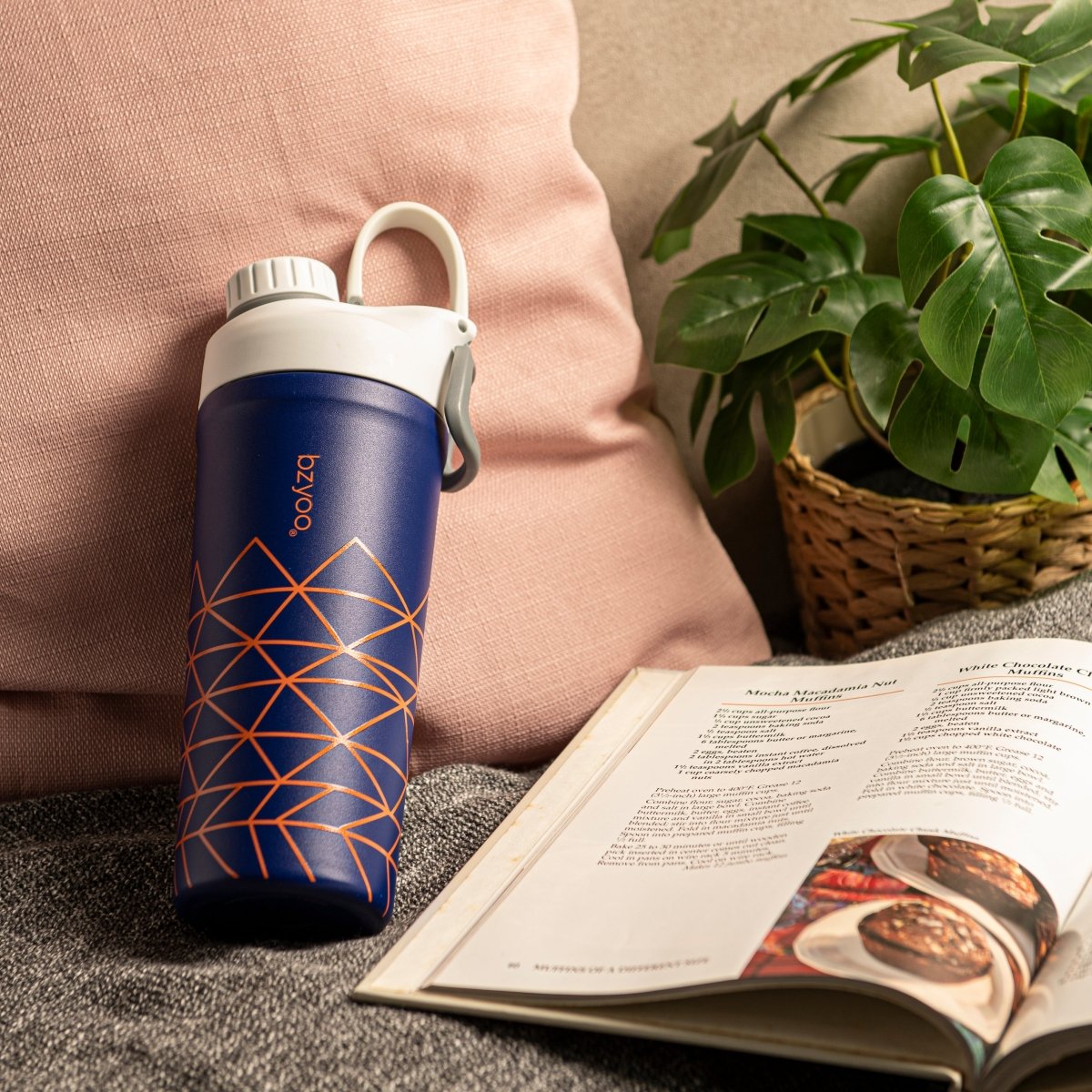 26oz Stainless Steel Double Wall Insulated Tumbler with Lid & Straw - Spidy Blue - Keeps Drinks Cold/Hot for Hours - Perfect for Outdoor, Gym, Office & Travel