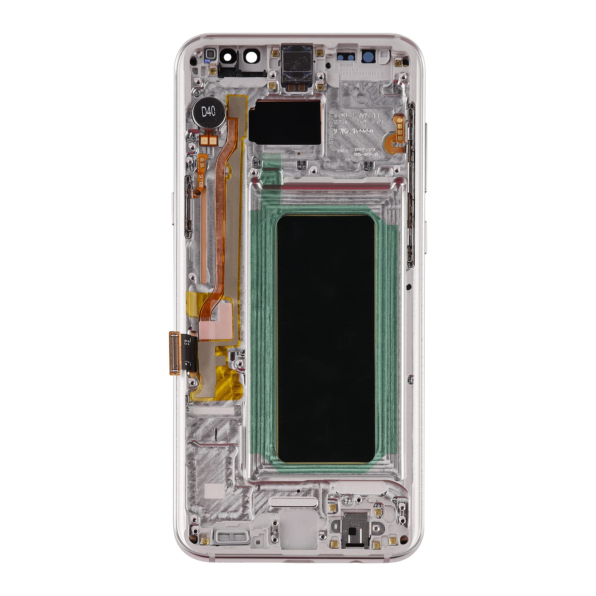 Samsung Galaxy S8+ Plus AMOLED Screen Replacement - Arctic Silver LCD Display Touch Digitizer with Frame & Repair Tools | DIY Phone Repair Kit for Cracked or Damaged Screens